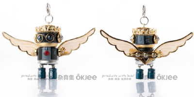 手工机器人项链挂件-天使 台湾picobaby ——杂良集 OKJEE - 杂货 良品 生活方式