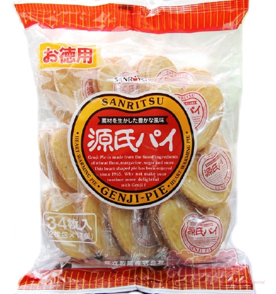 三立源氏蝴蝶酥奶油派千层酥千层饼干：这款奶油蝴蝶派，采用北海道生乳製成的,香醇酥脆無人可比，口味清淡，8怎么甜，作为茶点或者小食是再好不过的了。在嘴里含的时间稍微长一点，就会化掉，所以尤其适合小孩还有老…