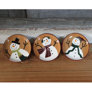 WANG ZAKKA 圣诞雪人小碟子