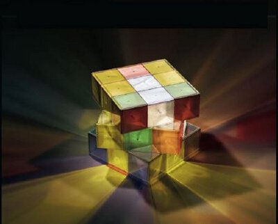 恩 灯 就是一盏灯 Rubik’s Cube lamp is a puzzling light source