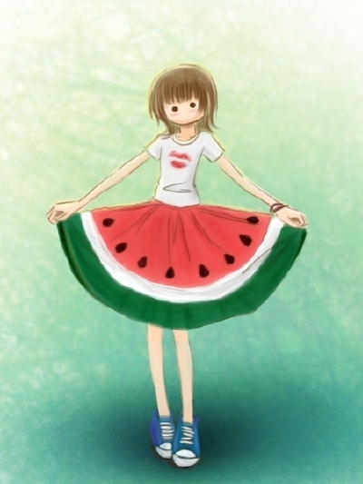 {。桃颜}西瓜裙