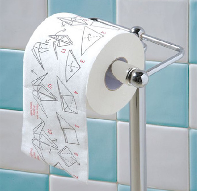 12 Creative Toilet Paper Designs Origami Toilet Paper Origami Toilet PaperWhile you sit and ponder keep yourself busy with this silly roll