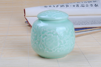 国粹珍藏*花开富贵茶叶罐