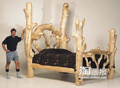 属于伐木工人的床