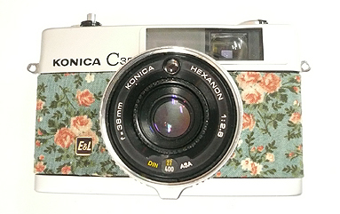 柯尼卡相机 链接里有更多花花的~ KONICA Floral Camera