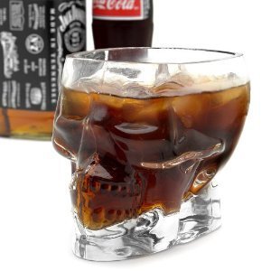 Half Liter Pirate Skull Drinking Glass超赞骷髅玻璃杯