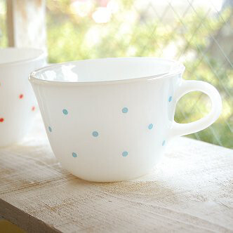 ｛日本直送ZAKKA｝Akorat出品。温润感水玉杯。蓝色。