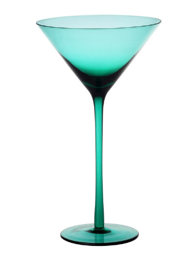 彩色水晶玻璃鸡尾酒杯