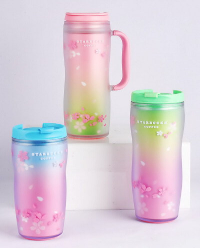 starbucks 09年绝版 樱花随行杯系列