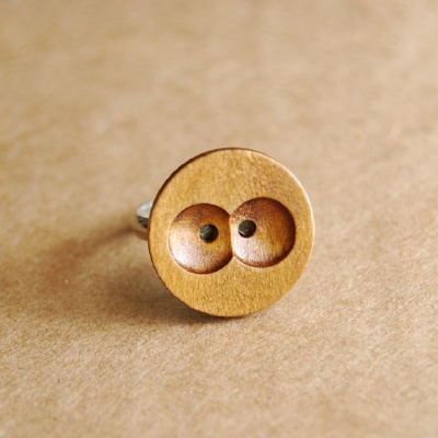 哈哈，像小猴子的脸<a class='shortlnk' href='/s/03ad180b1da761177' target='_blank' title='http://www.etsy.com/listing/61849564/hoot-hoot-owl-eyes-ring'>http://duitang.com/s/03ad180b1da761177</a>