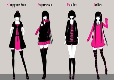 Cappuccino、Espresso、Mocha、Latte。四种咖啡 你更爱哪一种。