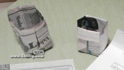 用报纸制作手工折纸收纳盒真的是一件很神奇的事情，难道不是这样吗，所以一定要试试哦！