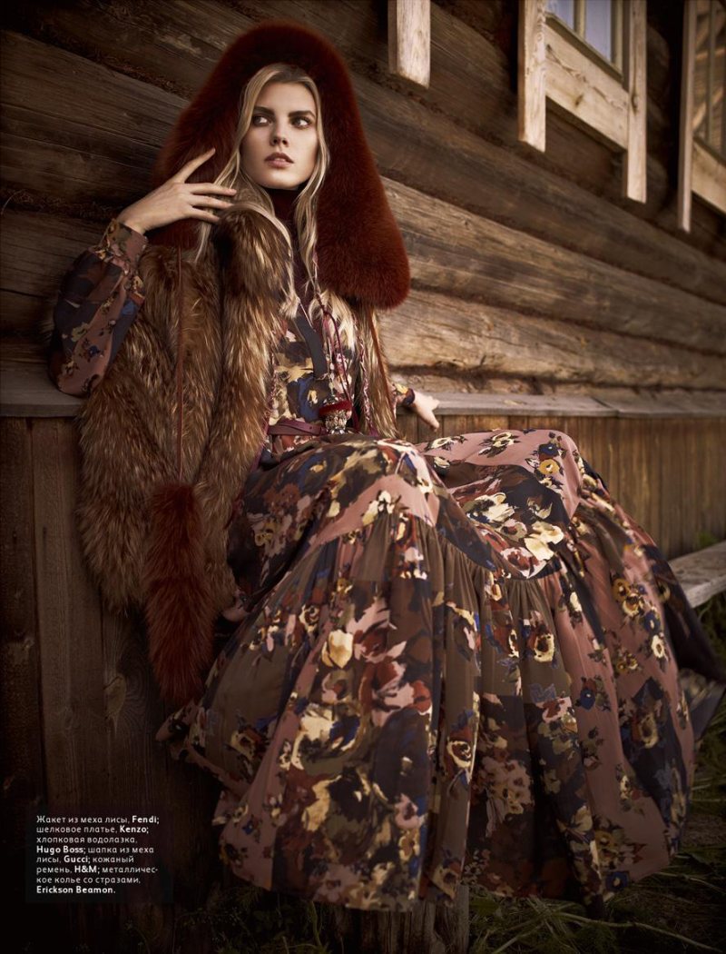 Maryna Linchuk by Mariano Vivanco for Vogue Russia