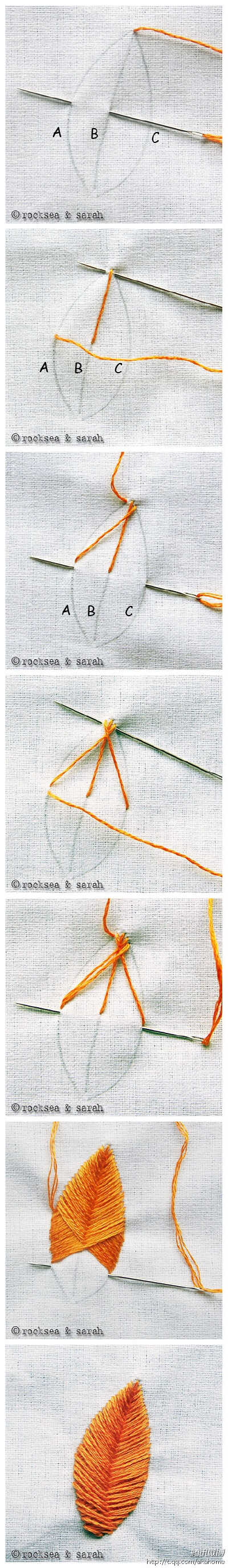 rocksea&sarah 绣法