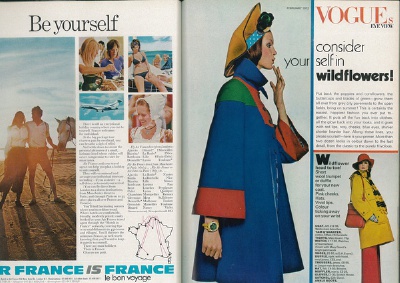 February 1972 - UK Vogue,Sue Baloo, Ingmari and Donna Jordan by Barry Lategan