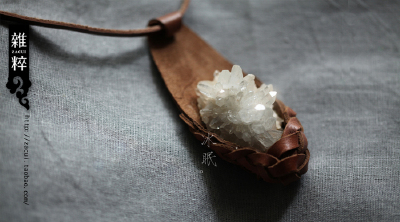 白水晶。好美