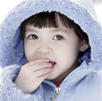 好美啊！你来自雪国吗
