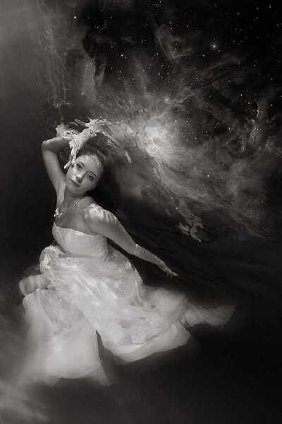 心之向往,海的女儿.<Star dive>,潜水摄影,来自Andrey Narchuk.