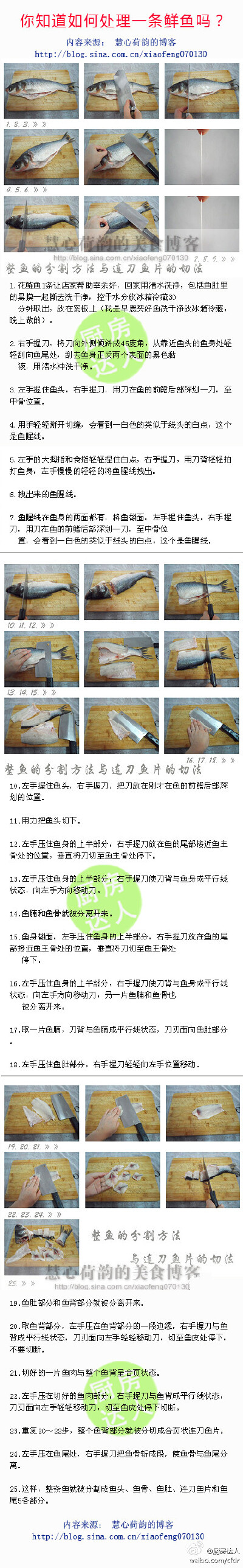 【你知道如何处理一条鲜鱼吗？】技术贴哟！超级详细的图文步骤，果断收藏吧！