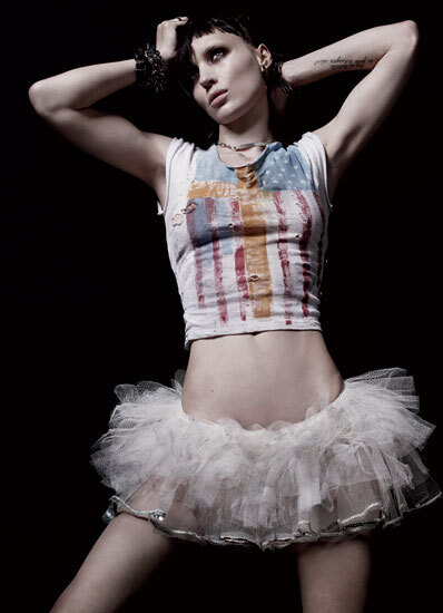  W magazine , <The Girl With the Dragon Tattoo>.