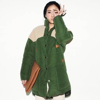 蓬松棉服