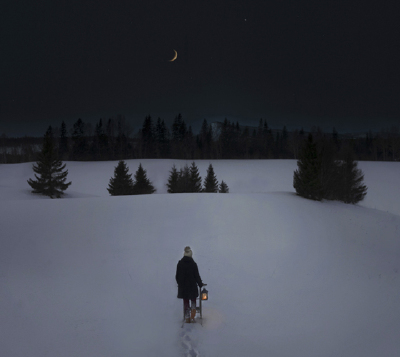 Anna Aden 摄影系列作品“ 冬日午夜“
