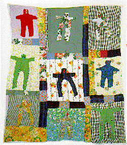 AFRICAN AMERICAN QUILTING TRADITIONS 上面有小人