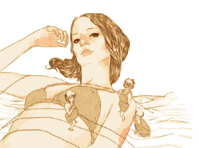 Dave Collinso的时尚插画作品