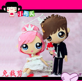 DIY不织布材料包 我们结婚吧