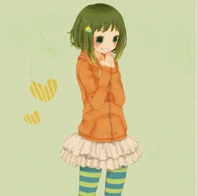 满心欢喜的小女孩