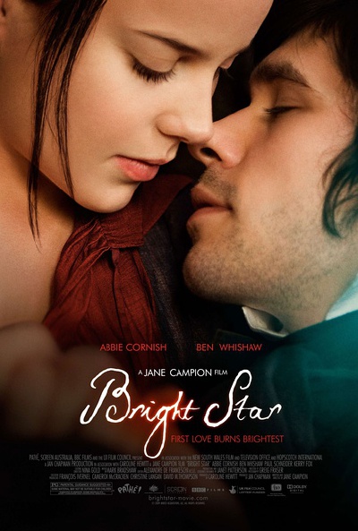 【明亮的星】 Bright Star 美丽的富家女芬尼（Abbie Cornish 艾比·考尼什 饰）沉醉于时尚之中，亲手为自己设计并制作衣物是她最大的乐趣。偶然的一次机会，她看到了隔壁穷小子济慈（本·威士肖 Ben Whishaw 饰）并不…