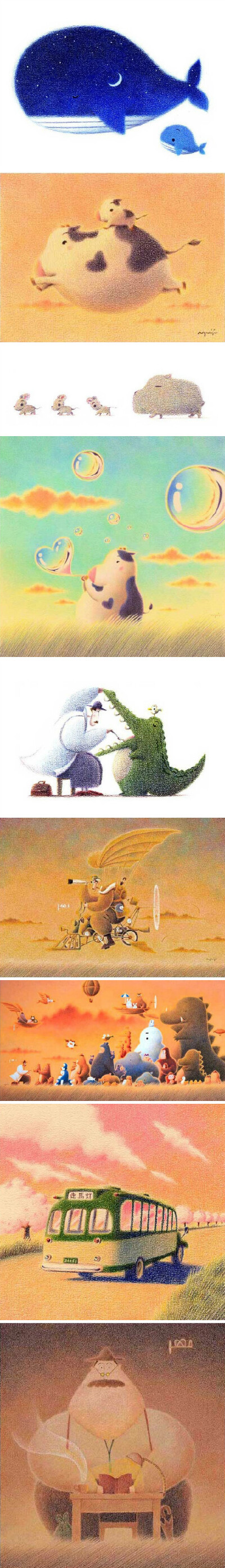 给你全世界的小清新 日本插画