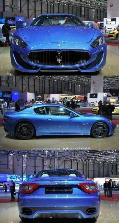 宝蓝色玛莎拉蒂GranTurismo