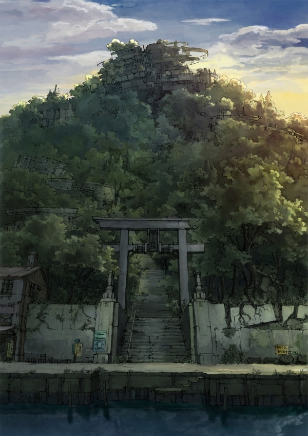 插画师 K,Kanehira 此画师作品以场景见长