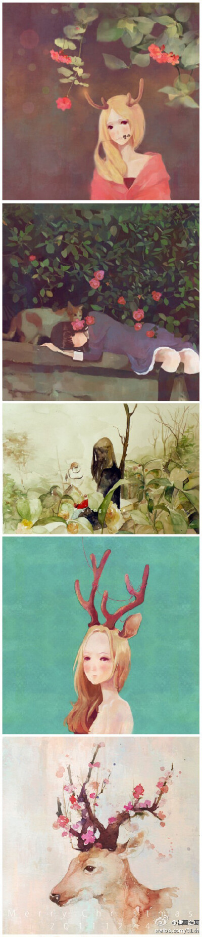 迷鹿，日本插画师，withgiraffe