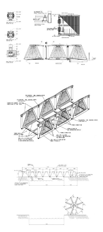 滚桥图纸 滚桥（Rolling Bridge）：好桥不挡道