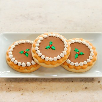 Chocolate Cream Pie Cookies with Peppermint Whipped Cream