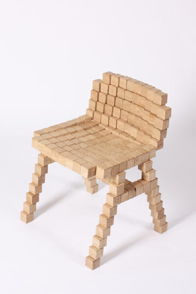 Blocks Chair . Erik Stehmann 积木椅