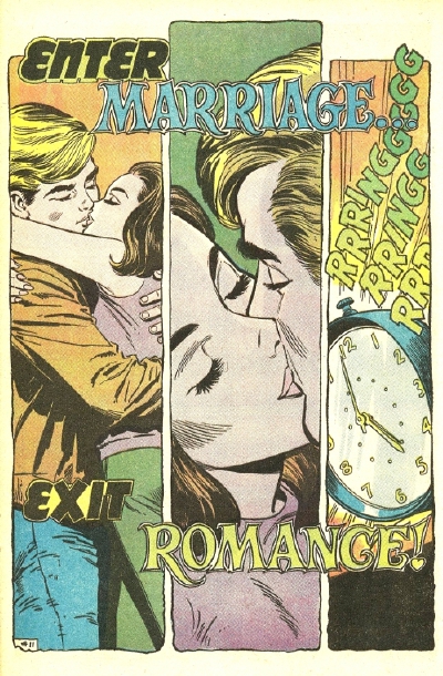 enter marriage，exit romance