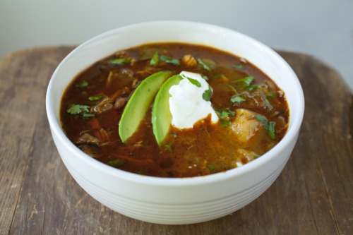 chile verde roasted pork stew.