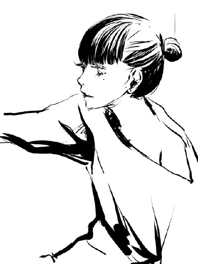 c、漫画、干净、卡通、清新、宁静、美好、动漫 插画、你问我爱你有多深我爱你有几分、动漫、黑白