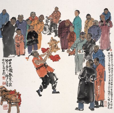 看了画儿里的北京，就再也不想去画儿外的北京了。即使没看画儿里的北京，画儿外的北京，我也是不想去的