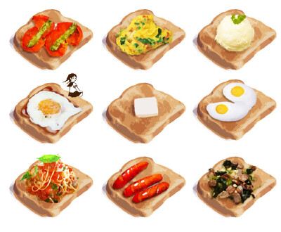 睡前想好明天早饭吃什么~晚安~
