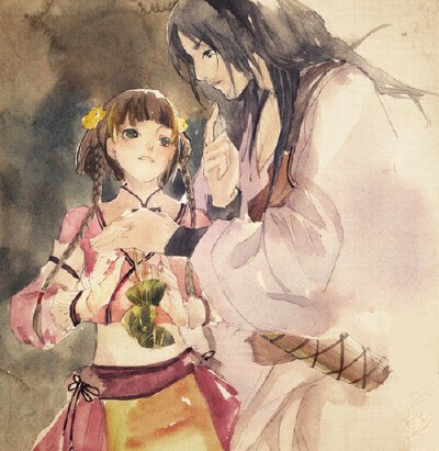唯美古风插画