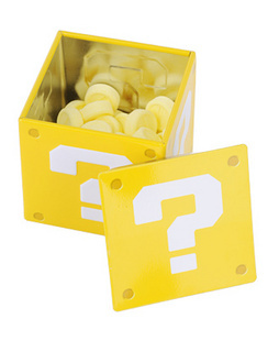 Super Mario Question Mark Tin 超级玛丽 问号糖果
