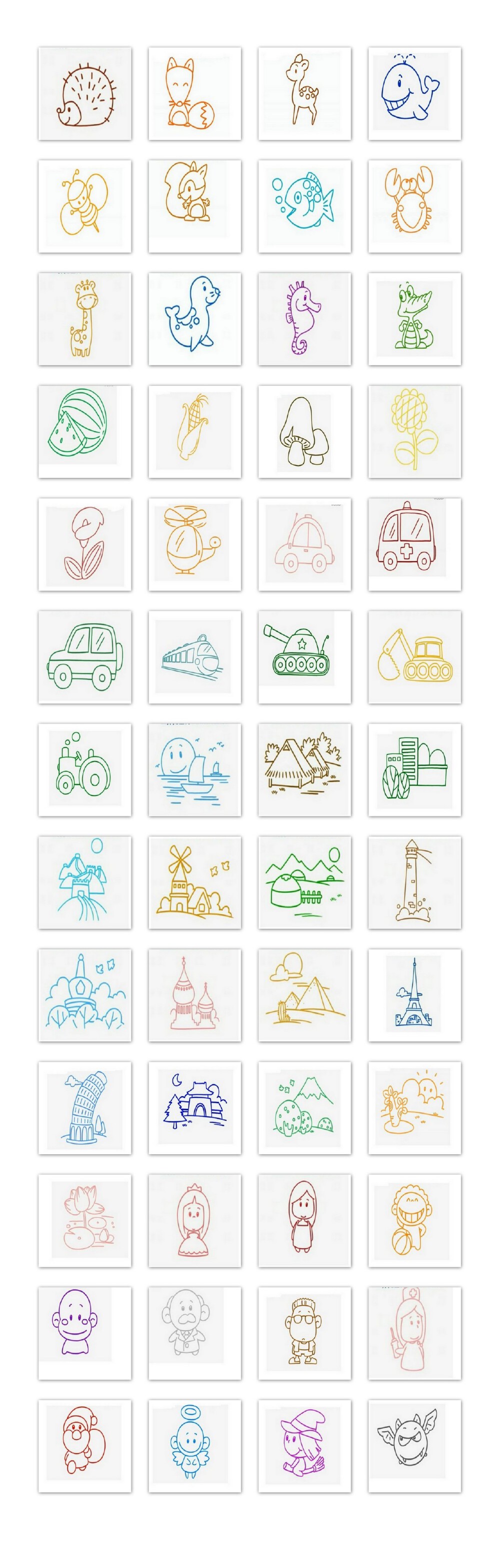 ◕‿◕ 儿童简笔画