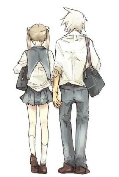 牵手。❤。。
