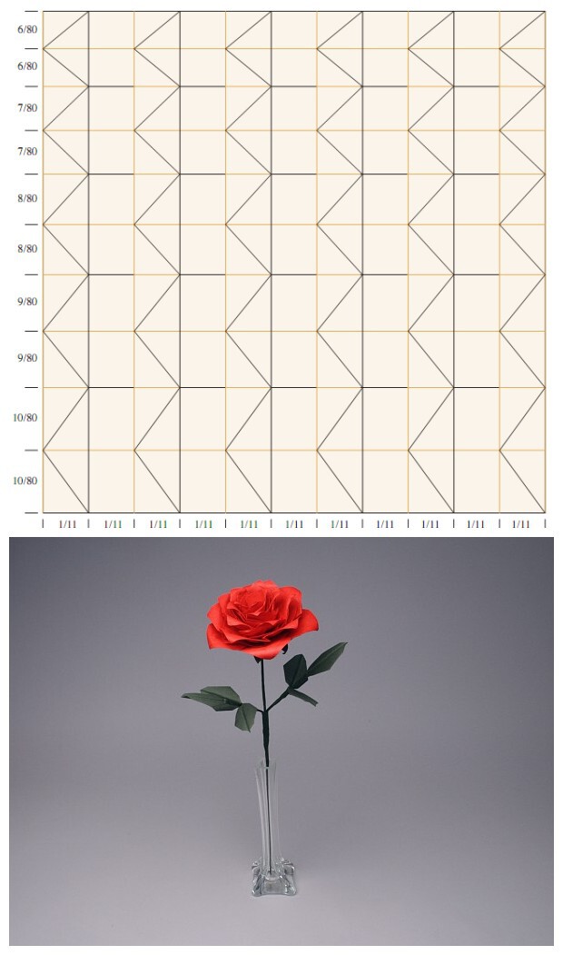 漂漂的玫瑰 http://www.langorigami.com/art/gallery/gallery.php?name=rose_1