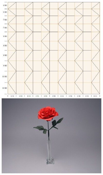 漂漂的玫瑰 http://www.langorigami.com/art/gallery/gallery.php?name=rose_1
