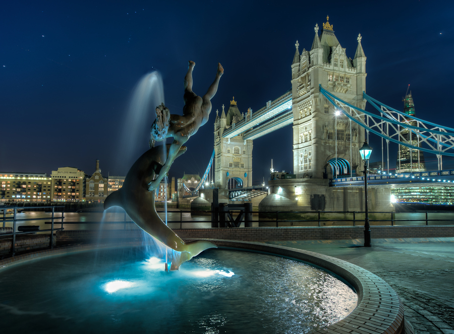 Photograph Tower Bridge Dolphin by Vulture Labs on 500px